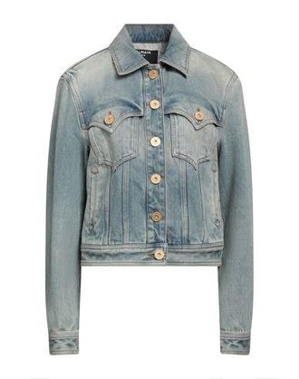 Balmain COATS & JACKETS - Denim outerwear on YOOX.COM