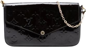 Louis Vuitton Pre-owned Clutches, female, Purple, Size: ONE SIZE Pre-owned Leather Crossbody Bag