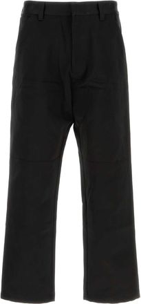 Prada Zijde Blend Broek Zwart