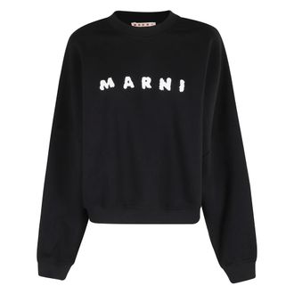 Marni Dames, Sweatshirts & Hoodies, Zwart, Maat: XS Katoen