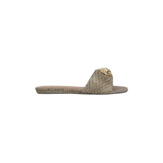 Kurt Geiger Schoenen, Dames, Geel, 36 EU, Kensington Platte Sandaal