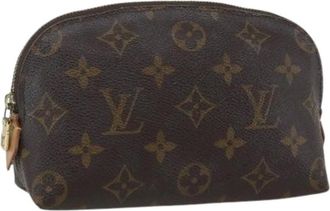 Louis Vuitton Pre-owned Clutches, female, Brown, Size: ONE SIZE Pre-owned Vintage Canvas Clutch