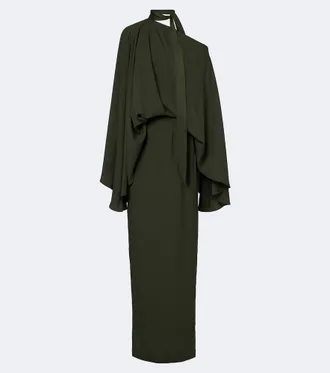 Taller Marmo Brooks draped scarf-detail gown