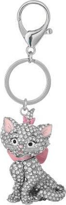 Disney Aristocats Marie Crystal Pav&eacute; Bag Charm Keychain in Multi at Nordstrom