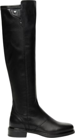 Nero Giardini Stivali in Pelle e Tessuto Tecnico - - Shoes - Donna - Nero - 39 EU