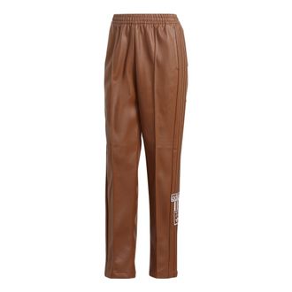 adidas (WMNS) adidas Centre Stage Faux Leather Adibreak Pants Brown II6098