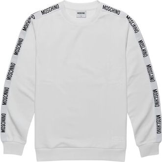 Moschino Hoodies & sweatvesten, Heren, Wit, 2Xl, Katoen, Moschino Sweaters White