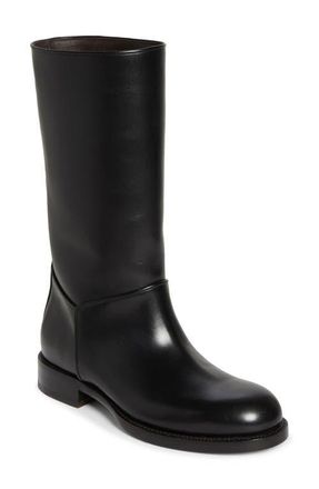 The Row Nobilis Riding Boot in Black at Nordstrom, Size 6Us
