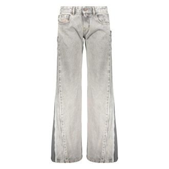 Diesel Dames, Jeans, Grijs, Maat: W27 Katoen