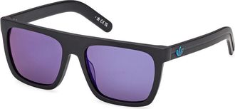 adidas OR0140 02X Mens Sunglasses Black Size 55