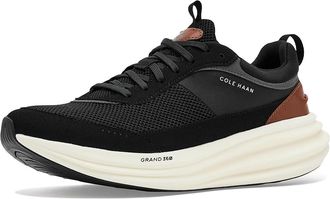 Cole Haan Original Grand Quadstreak Running Sneakers Mens Shoes Black/British Tan/Ivory : 11.5 D - Medium, Textile