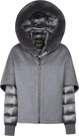 Moorer Mujer, Chaquetas, Gris, Talla: S