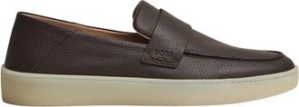 HUGO BOSS Randal Moccasin - Heren - Loafers - Bruin - 41 EU - Leer - Schoenen