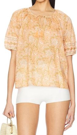 Cleobella Johanna Blouse In Cecil Blush