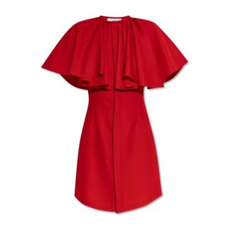 Ami Dames, Jurken, Rood, Maat: S Wol