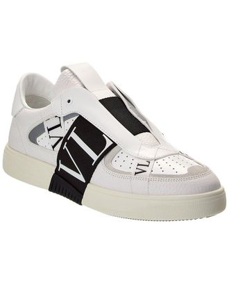 Valentino Vltn Leather Slip-On Sneaker