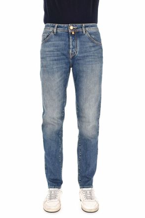 Jacob Cohen Geometric Horsehair Label Comfort Jeans