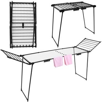 OEM Tendedero De Pie Para Ropa, Plegable, Para Balc&oacute;n, Extensible, Bicolor