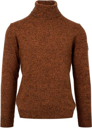 Roy Rogers Bruine Wolmix Coltrui Coltrui - Heren - Coltruien - Bruin - M - Wol - Truien & Vesten