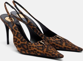 Saint Laurent Babylone Breteuil slingback pumps