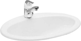 Laufen Laufen - Indova Lavabo Encastrado, Desde Arriba, Con Repisa Para