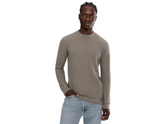 Rvca Day Shift Thermal Long Sleeves Mens T Shirt Olive : 2XL, Polyester/Cotton
