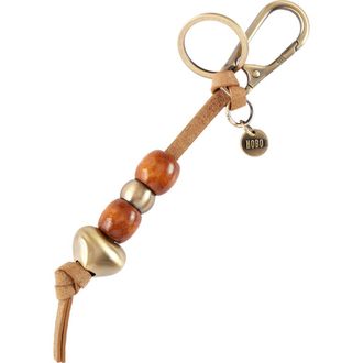 Hobo Beaded Heart Key Fob in Whiskey at Nordstrom