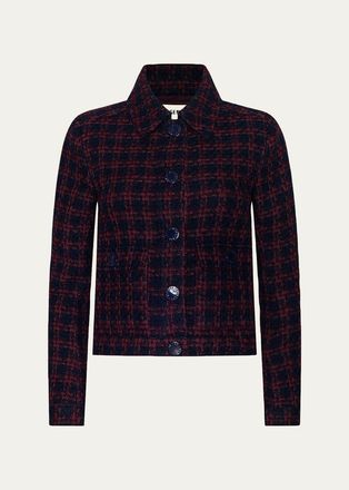 L'agence Nyx Tweed Crop Jacket