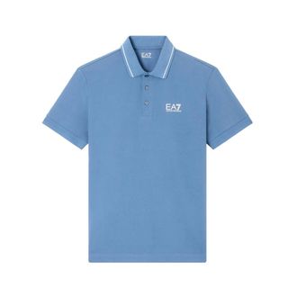 Emporio Armani Polo Core Identity - Heren - Polos - Blauw - 2XL - Katoen - Tops