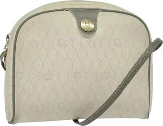 Dior Pre-owned Cross Body Bags, female, White, Size: ONE SIZE Pre-owned Vintage PVC Shoulder Bag