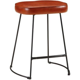 vidaXL Bar Stools 2 pcs Dark Brown 40x29.5x53 cm Vidaxl