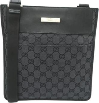 Gucci Pre-owned Vintage Shoulder Bag - unisex - Vintage Schoudertas - Zwart - ONE Size - Vintage