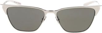 Saint Laurent Zonnebril - unisex - Accessoires - Grijs - Maat: ONE Size Nylon
