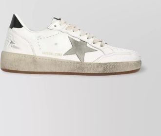 Golden Goose low top leather sneakers with star detail