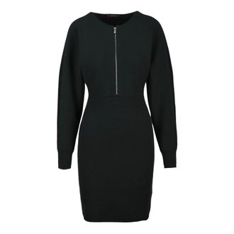 Max Mara Dames, Jurken, Zwart, Maat: XL Wol