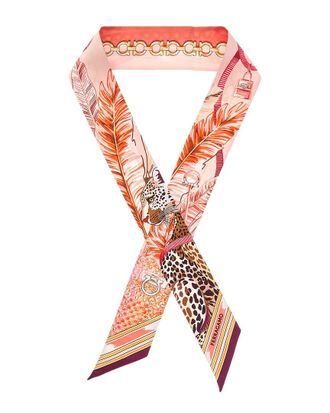 Ferragamo Felini Print Silk Scarf