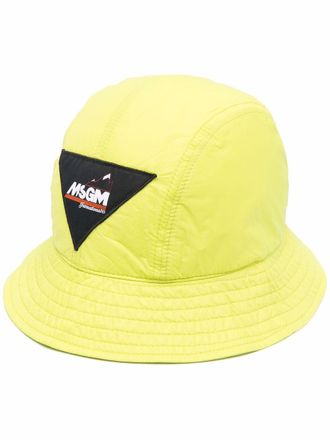 Msgm Vissershoed met logopatch - Groen