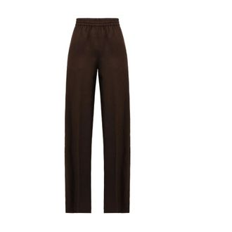 Aspesi Straight Trousers, female, Brown, 2XS, Brown Casual Chic Trousers