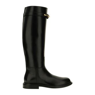 Givenchy Pinch Platte Laarzen - Dames - Schoenen - Zwart - Maat: 37 EU Leer