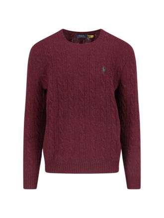 Polo Ralph Lauren Maglione A Trecce Logo