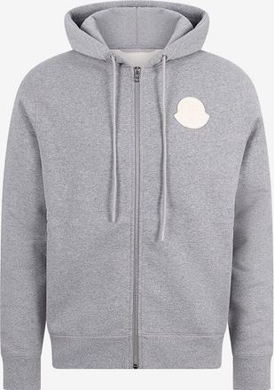 Moncler Kapuzensweatjacke mit XL-Logo-Patch