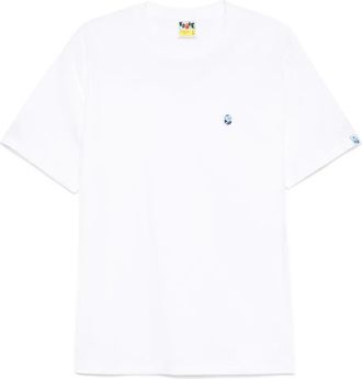 A Bathing Ape T-shirt con logo - Bianco