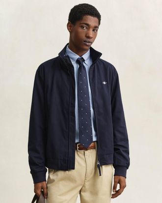 GANT Lightweight Mens Hampshire Jacket in Navy Recycled Material - Size X-Large