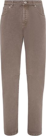 Brunello Cucinelli Jeans Leisure con cinque tasche - Grigio