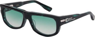 Dita Eyewear Pridm Zonnebril - unisex - Zonnebrillen - Groen - 57 MM - Accessoires