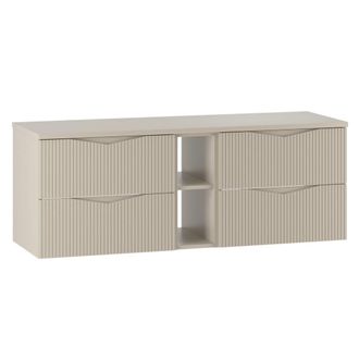 Petits Meubles Mueble bajo lavabo 140cm paneles de melamina y mdf cachemira