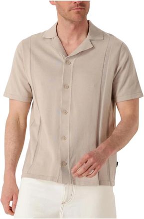 Saint Steve Saint Steve, Heren, Overhemden, Beige, Maat: XL