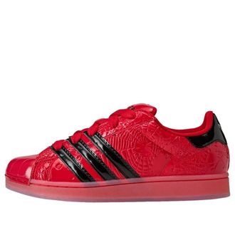 adidas x Sp5der Superstar Red Black Silver Metallic KJ7005