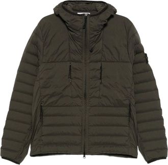 Stone Island Seamless Tunnel Nylon Down-TC Jacket - Heren - Jassen - Groen - Maat: XL Nylon