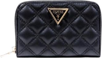 Guess Stijlvolle portemonnee met rits en vakken - Dames - Portefeuilles - Zwart - ONE Size - Accessoires